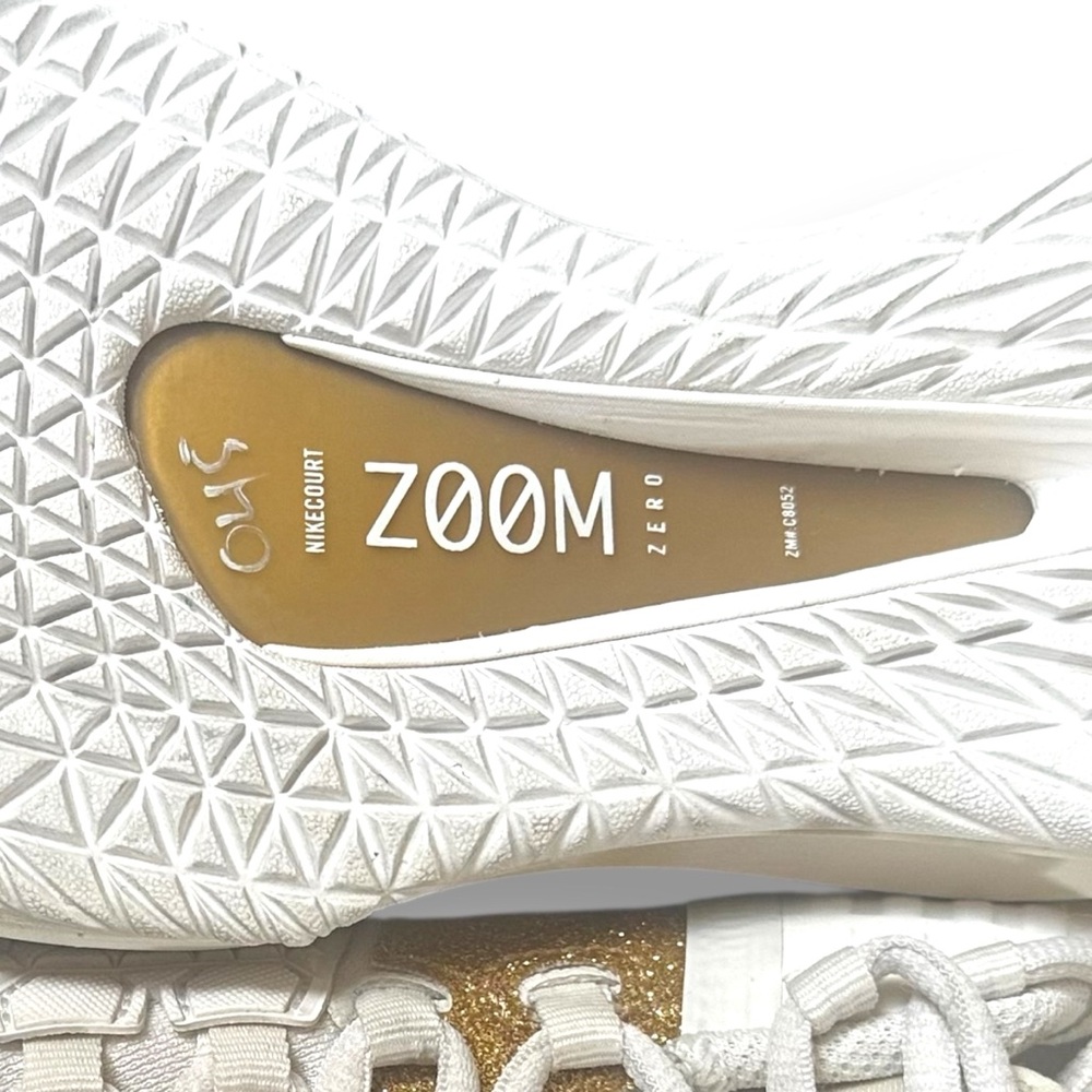 Nike Court Air Zoom Zero “Phantom Gold Metallic” Women’s Tennis Shoes Size 7 - Picture 7 of 10